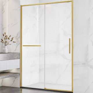 Душевая дверь в нишу Vincea Slim Soft VDS-1SS120CLG 120 см брашированное золото