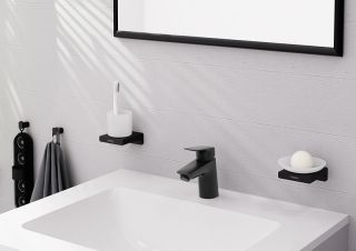 Смеситель для раковины Hansgrohe Logis 71077670 Черный матовый