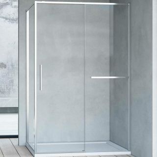 Душевой уголок Vincea Slim Soft 130x80 VSR-1SS8013CL профиль Хром стекло прозрачное