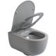 Унитаз Vincea Evo VT1-34SMG подвесной Серый матовый с сиденьем Микролифт