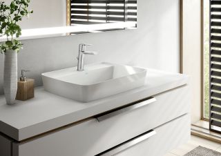 Раковина Serel Rita RT30TXS110H для установки в столешницу 59см белый