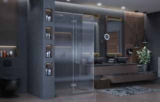 Душевой уголок Ambassador Diamond 12011107R 120x80см правый хром/прозрачное