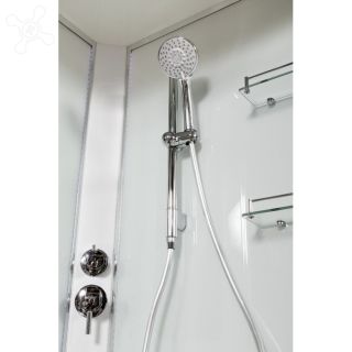 Душевая кабина Deto А102 L LED и гидромассажем 120х80х220 см