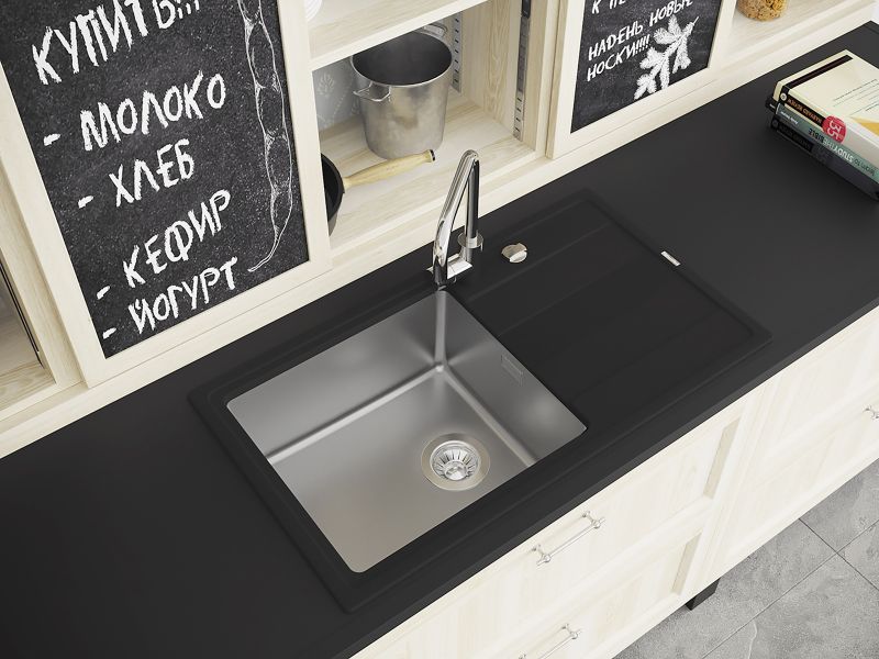 Кухонная мойка Florentina Комби 860 грей