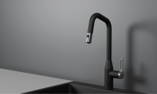 Смеситель для кухни Granula 8171, ЧЕРНЫЙ черный