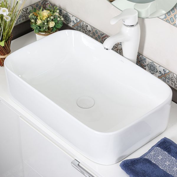 Накладная раковина Melana 320362B-805 61см белый