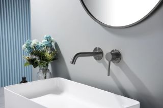 Смеситель встраиваемый для раковины Timo Saona 2372/18SM чёрное золото