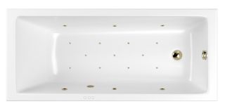 Гидромассажная ванна Whitecross Wave 0101.180080.100.RELAX.BR 180x80см Relax бронза