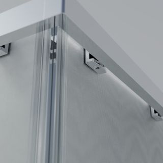 Душевой уголок Vincea Rapid-N VSS-3RN1111E10MT, (1000-1100)x(1000-1100), хром, стекло текстурное