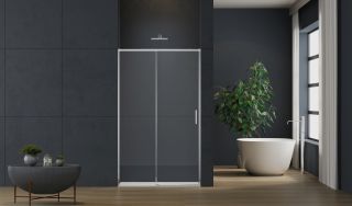 Душевая дверь Vincea Soft 2 VDS-3SO2110CL, 1100, хром, стекло прозрачное