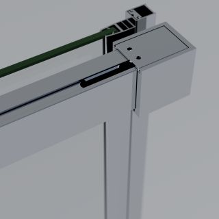 Душевая дверь Vincea Soft 2 VDS-3SO2130CL, 1300, хром, стекло прозрачное