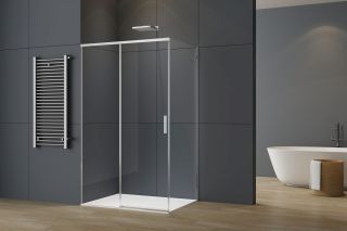 Душевой уголок Vincea Soft 2 VSR-3SO28011CL, 1100*800, хром, стекло прозрачное