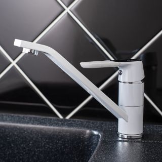 Смеситель для кухни РМС SL123W-004F-25 белый