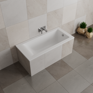 Ванна из литьевого мрамора Delice Diapason DLR330004 160х70