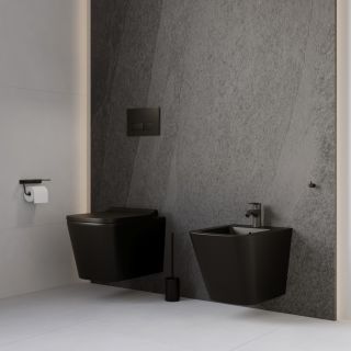 Подвесное биде IDDIS Bild BILRB02i82 чёрный матовый