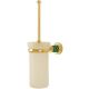 Ёршик для унитаза Boheme Murano 10913-GR-G золото/бирюзовый