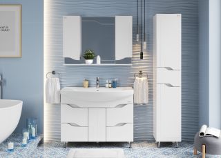 Пенал напольный Onika Веронэлла 403563 35см белый