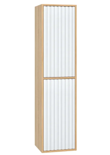 Пенал подвесной Onika Дайлер 403568 35см белый/дуб сонома