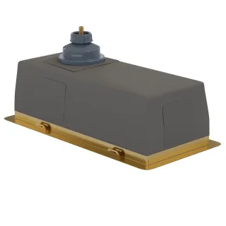 Мойка кухонная Reflexion Como 22-GD  RX2022GD  брашированное золото