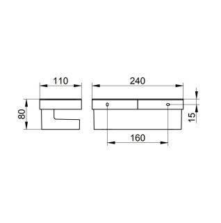 Корзинка-полка для душевых принадлежностей Keuco Collection Moll 12758010000 хром