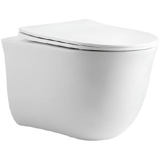 Комплект унитаза с инсталляцией Aquatek SET AQUATEK КЛАССИК-012 4в1 с сиденьем Микролифт и Черной  клавишей смыва