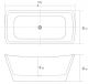 Акриловая ванна Aquatek Верса 170x80см белый AQ-4880