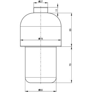 Флакон для дозатора жидкого мыла Rav Slezak Morava KER004 Белый