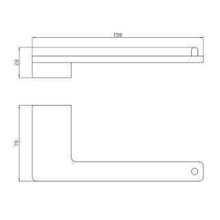 Держатель туалетной бумаги Rav Slezak Nil NLA0401MG Сатин