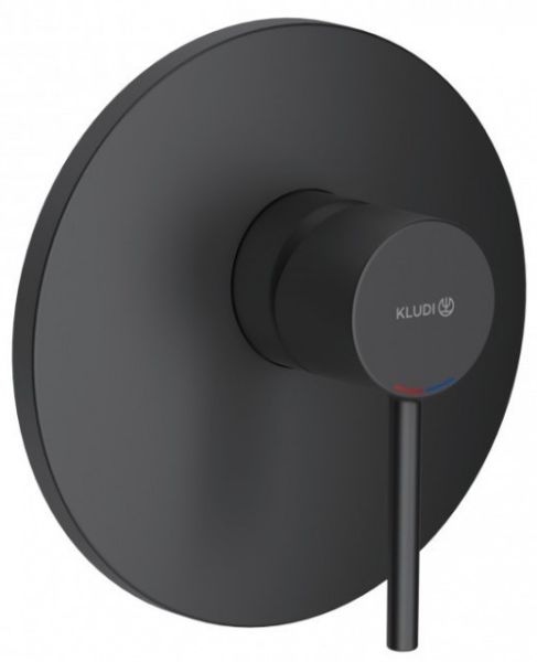Встраиваемый смеситель для душа Kludi Bozz чёрный матовый 386553976