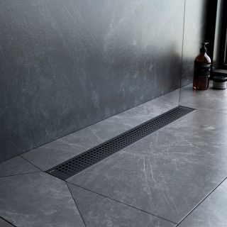 Душевой лоток AM.PM MasterFlow 60 W01SC-P11-060-01BM с Черной матовой решеткой Cut Gradient