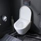 Комплект унитаза с инсталляцией AM.PM Sense FlashClean IS90238.741701 с сиденьем Микролифт и Черной матовой клавишей смыва