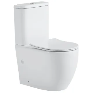 Унитаз-компакт Black&White Universe 7789W безободковый белый