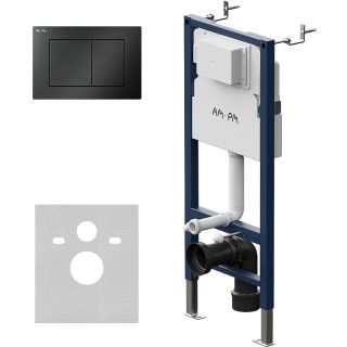 Инсталляция AM.PM PrimeFit I012709.0238 для унитаза с Черной матовой клавишей смыва