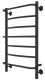 Электрический полотенцесушитель Larusso Евромикс П7 50x80см чёрный матовый 4670078536488