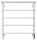 Электрический полотенцесушитель Larusso Стандарт П5 50x60см с полкой белый матовый 4670078536587