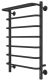Электрический полотенцесушитель Larusso Стандарт П7 50x80см с полкой чёрный матовый 4670078536600