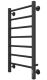 Электрический полотенцесушитель Larusso Феличия П7 40x80см чёрный матовый 4670078536679