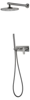 Душевой комплект Boheme Spectre графит 454-GM