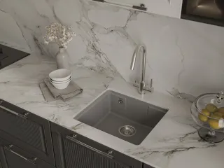 Мойка кухонная GranFest URBAN 4550 серый