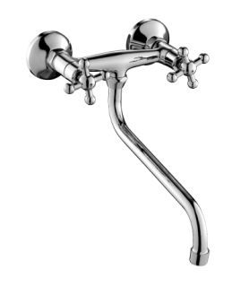 Смеситель для кухонной мойки Rossinka G02-74 Хром