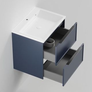 Тумба под раковину La Fenice Simpla FNC-01-SIM-BG-100-2 Синяя матовая 100 см