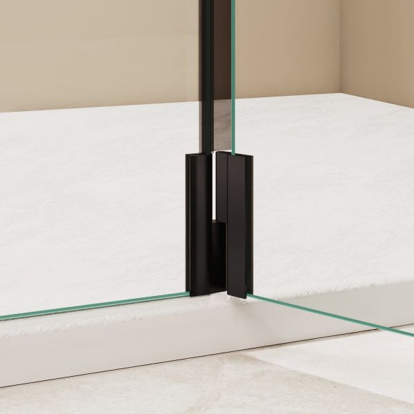 Душевая перегородка RGW WA-054B (WA-010B + Z-072B) 351005413-14 110 см чёрный