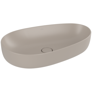 Раковина Villeroy Boch для установки на столешницу, 4A7465AM Almond CeramicPlus, без перелива 