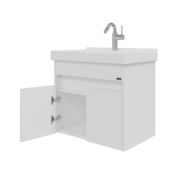 Подвесная тумба под раковину Санта Мира 700475 60 см белый
