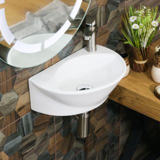 Подвесная раковина Melana 7717X-805 40см белый