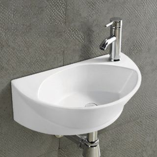 Подвесная раковина Melana 7717X-805 40см белый