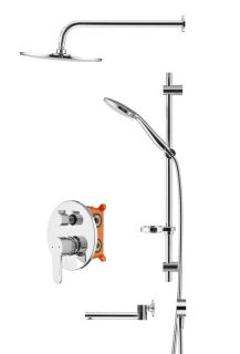 Душевой комплект Swedbe Platta 5542 хром