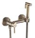 Гигиенический душ со смесителем Shevanik S107Q бронза