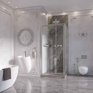 Душевой уголок Ambassador Forsa 17021102NX-70NX 110x70см хром/прозрачное