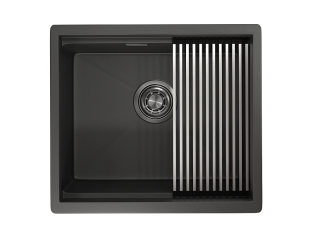 Мойка кухонная Granula 5045U, ЧЕРНЫЙ МАТОВЫЙ